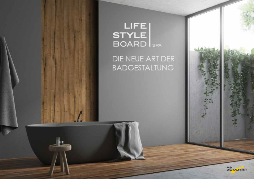 Flyer ZEG Badgestaltung - Life Style Bord Spa